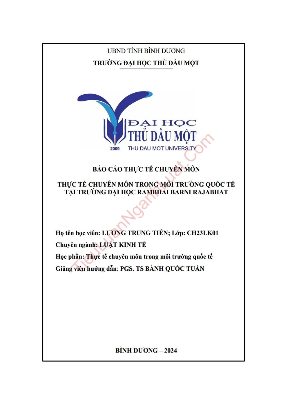 b0849 thuc te chuyen mon trong moi truong quoc te tai truong dai hoc rambhai barni rajabhat anh bia