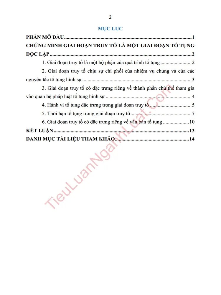 b0933 tieu luan giai doan truy to la mot giai doan to tung doc lap anh muc luc 01