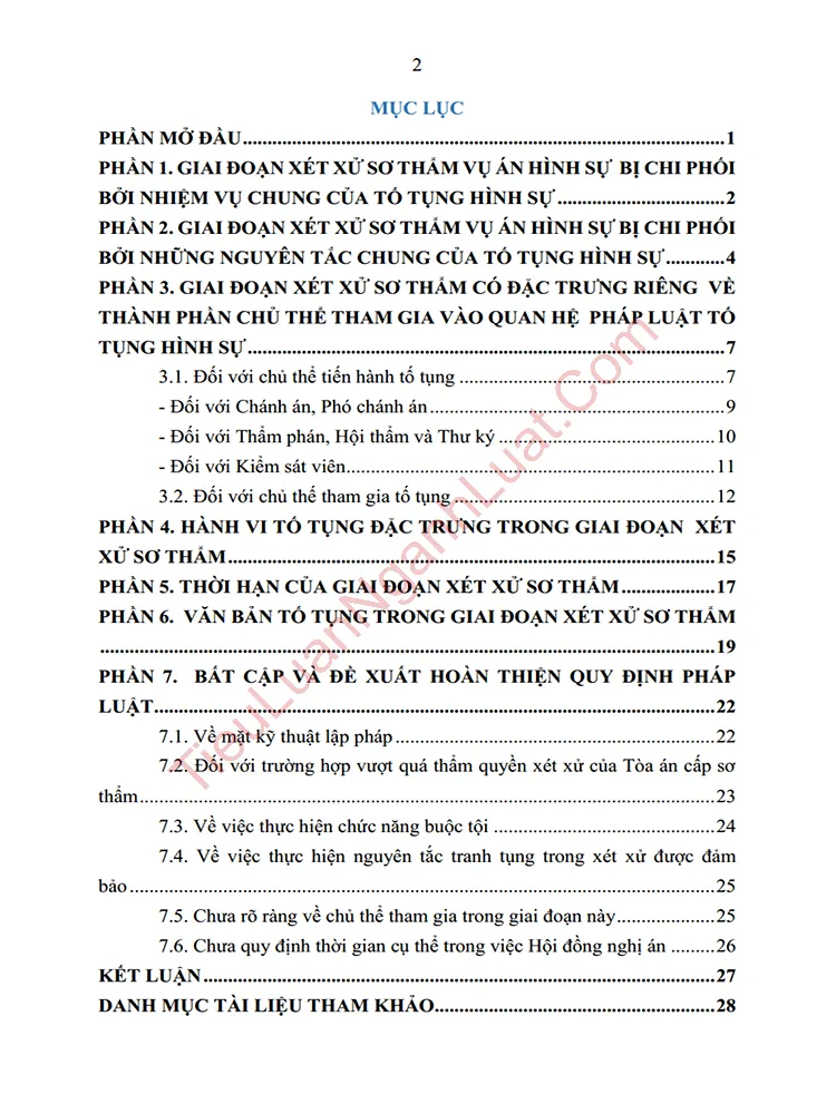 b0934 tieu luan chung minh giai doan xet xu so tham la giai doan to tung doc lap anh muc luc 01