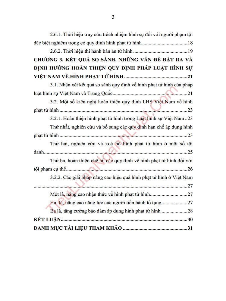 b0969 tieu luan hinh phat tu hinh trong blhs viet nam so voi trung quoc va mot so kien nghi hoan thien anh muc luc 02