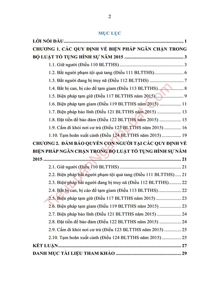 b0984 tieu luan chung minh cac quy dinh ve bien phap ngan chan trong bltths 2015 bao dam quyen con nguoi anh muc luc 01