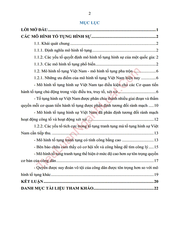 b0986 tieu luan phan tich uu diem cua mo hinh to tung hinh su cua viet nam anh muc luc 01