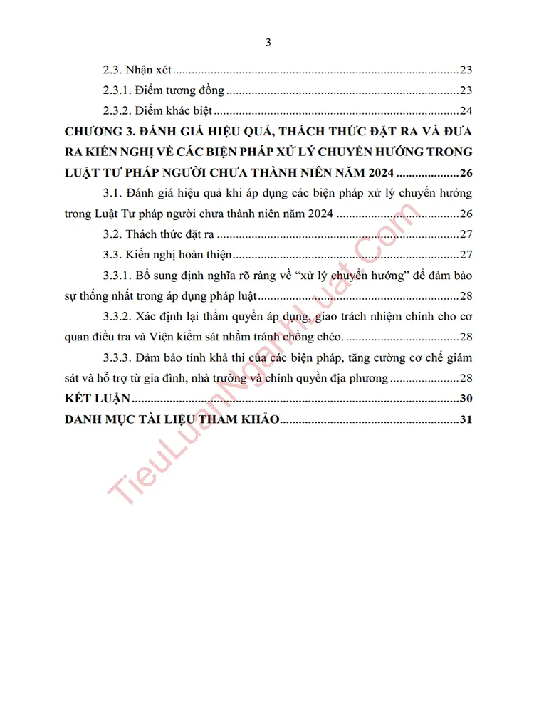 b0998 tieu luan bien phap xu ly chuyen huong trong luat tu phap nguoi chua thanh nien nam 2024 anh muc luc 02