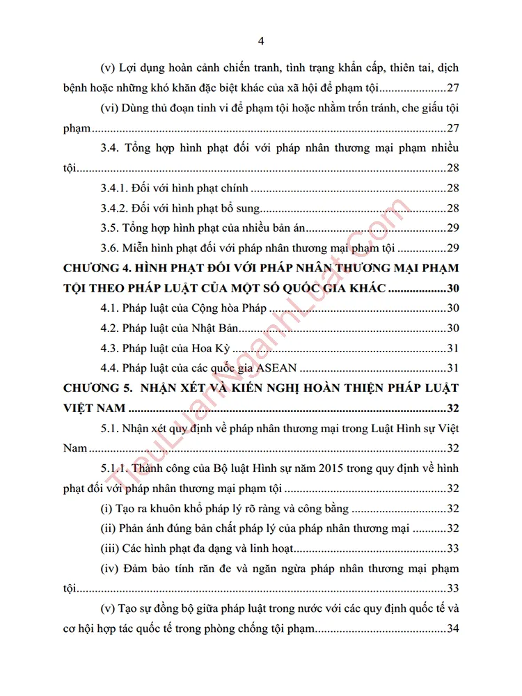 b1011 tieu luan hinh phat doi voi phap nhan thuong mai pham toi mot so kho khan vuong mac va kien nghi hoan thien anh muc luc 03