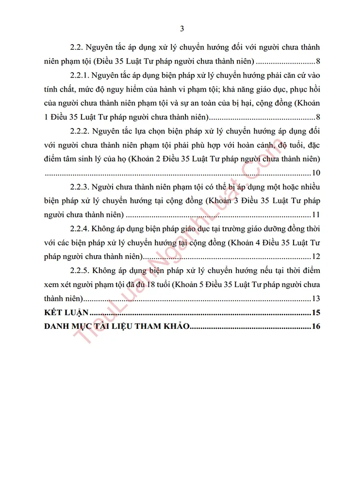 b1012 tieu luan muc dich va nguyen tac ap dung xu ly chuyen huong mot so kho khan vuong mac va giai phap hoan thien anh muc luc 02