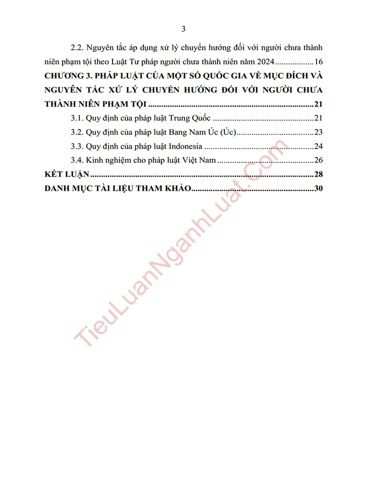 b1015 tieu luan muc dich cua xu ly chuyen huong va nguyen tac ap dung bien phap xu ly chuyen huong anh muc luc 02