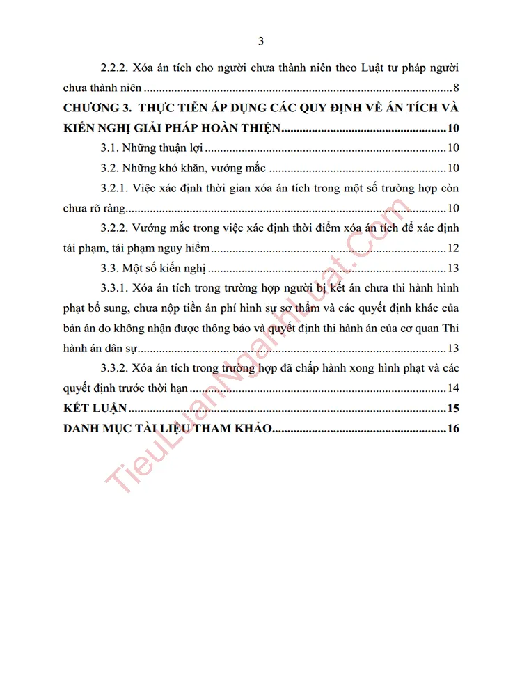 b1024 tieu luan quy dinh ve an tich trong blhs va ltpnctn mot so kien nghi hoan thien anh muc luc 02