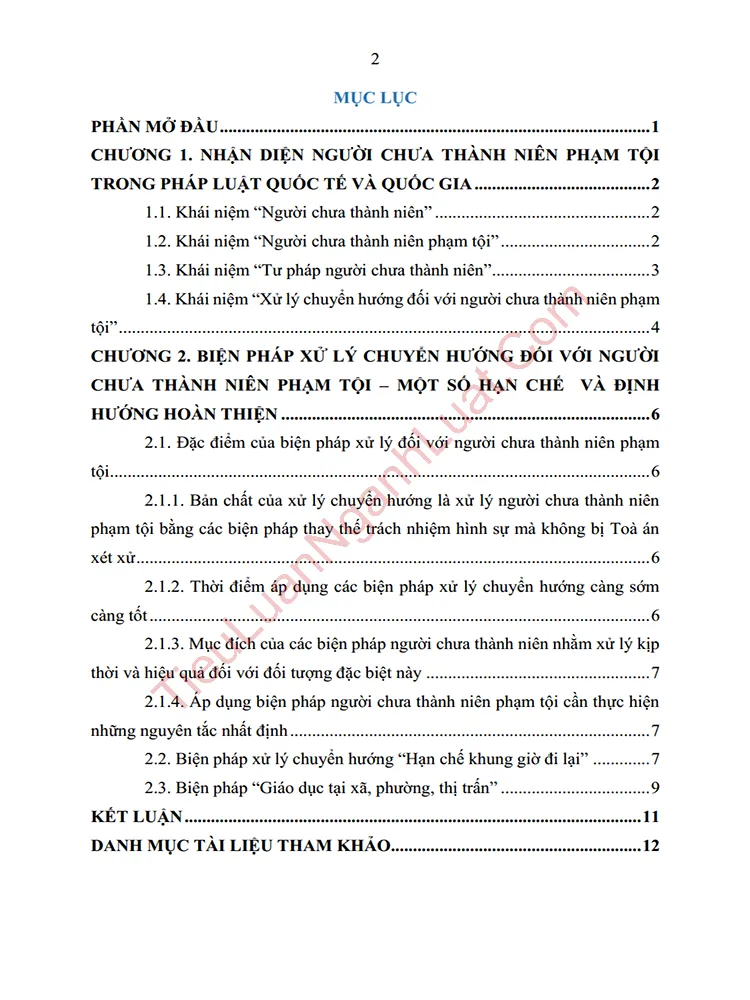 b1032 tieu luan bien phap xu ly chuyen huong han che khung gio di lai giao duc tai phuong xa thi tran mot so giai phap hoan thien anh muc luc 01