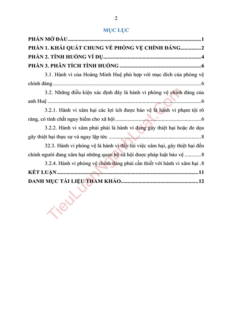 b1037 tieu luan lam ro dieu kien ve noi dung va pham vi cua quyen phong ve chinh dang theo blhs 2015 anh muc luc 01