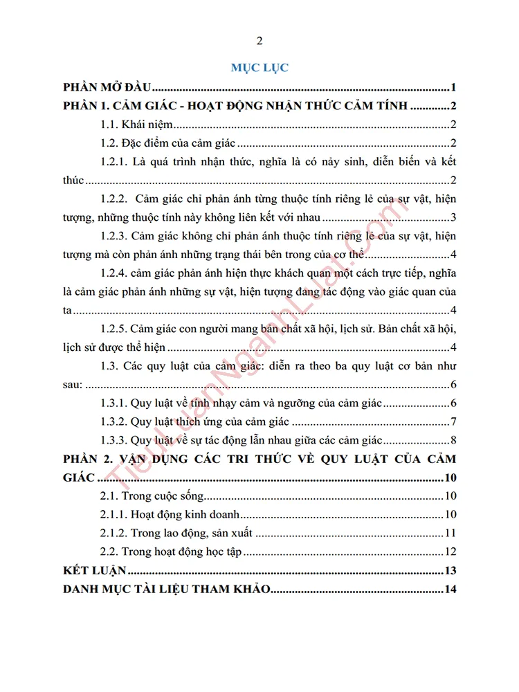 b1038 tieu luan tri thuc ve cac quy luat cua cam giac duoc van dung the nao trong cuoc song anh muc luc 01