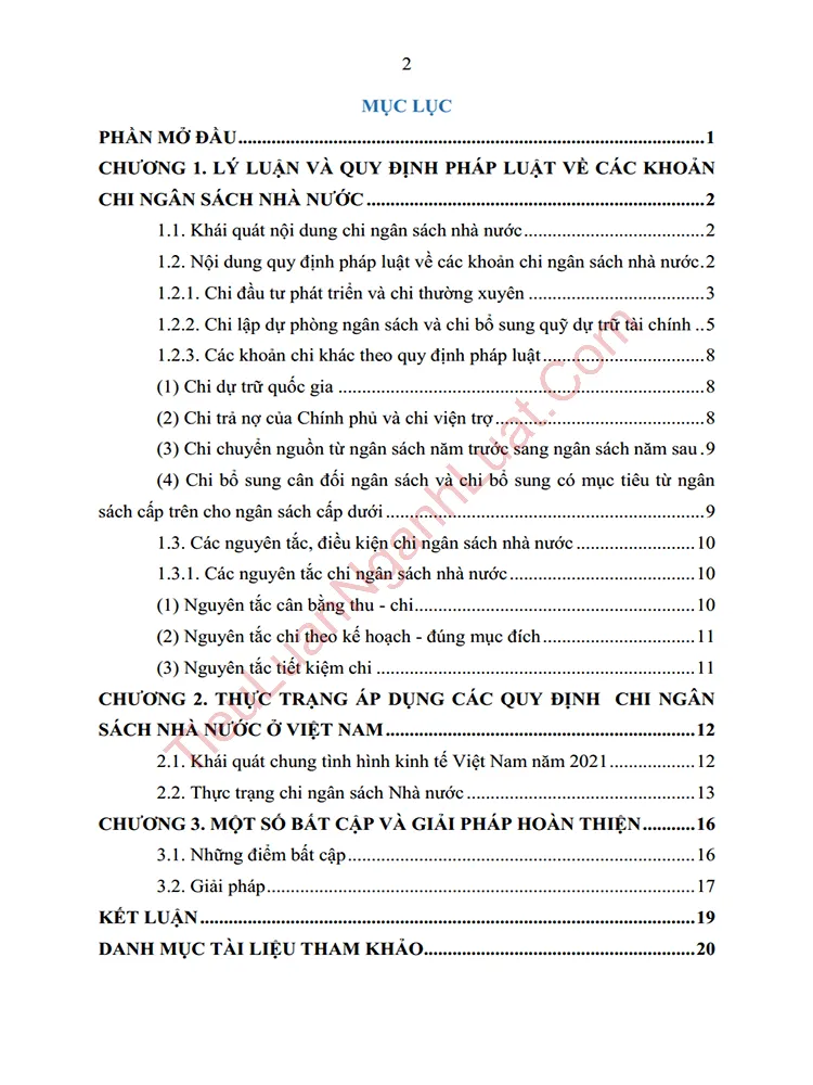 b1055 tieu luan phan tich noi dung quy dinh ve cac khoan chi ngan sach nha nuoc anh muc luc 01