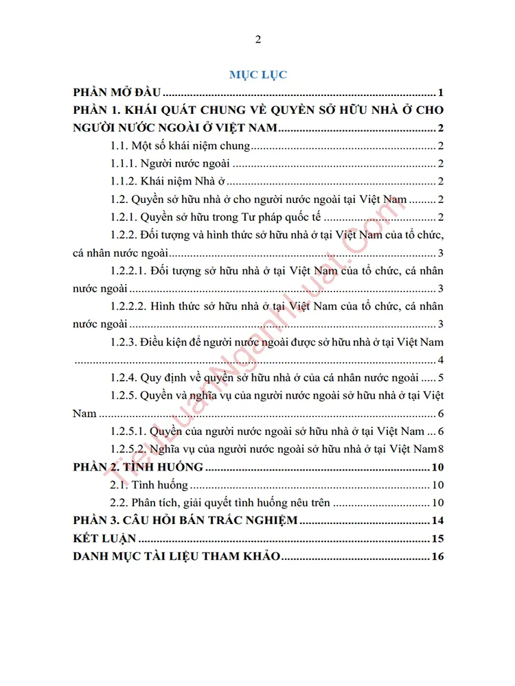 b1072 tieu luan van de ve quyen so huu nha o cho nguoi nuoc ngoai tai viet nam anh muc luc 01