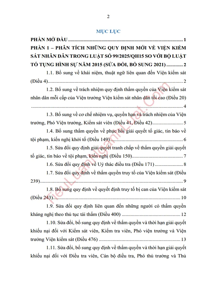 b1073 tieu luan so sanh phan tich danh gia nhung diem moi cua bltths sua doi bo sung 2025 ve vien kiem sat nhan dan anh muc luc 01
