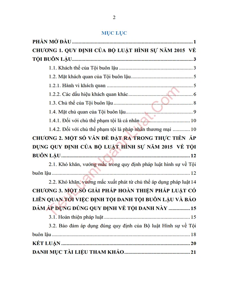 b1081 tieu luan toi buon lau trong blhs 2015 thuc trang mot so van de dat ra va giai phap hoan thien anh muc luc 01