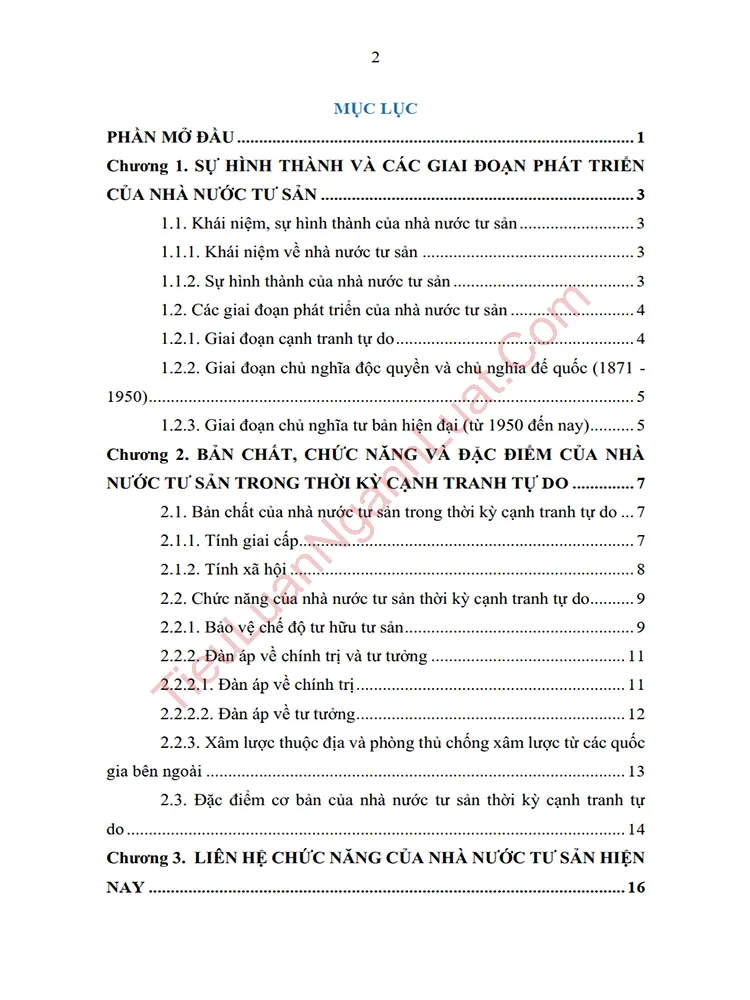 b1083 tieu luan nha nuoc tu san trong thoi ky chu nghia tu ban canh tranh tu do va lien he chuc nang nha nuoc tu san anh muc luc 01