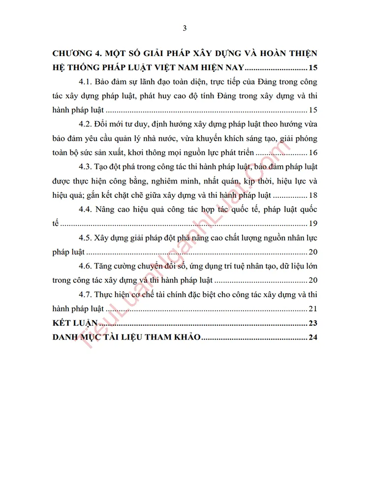 b1086 tieu luan cac tieu chi danh gia muc do hoan thien cua he thong phap luat va giai phap xay dung hoan thien he thong phap luat viet nam anh muc luc 02