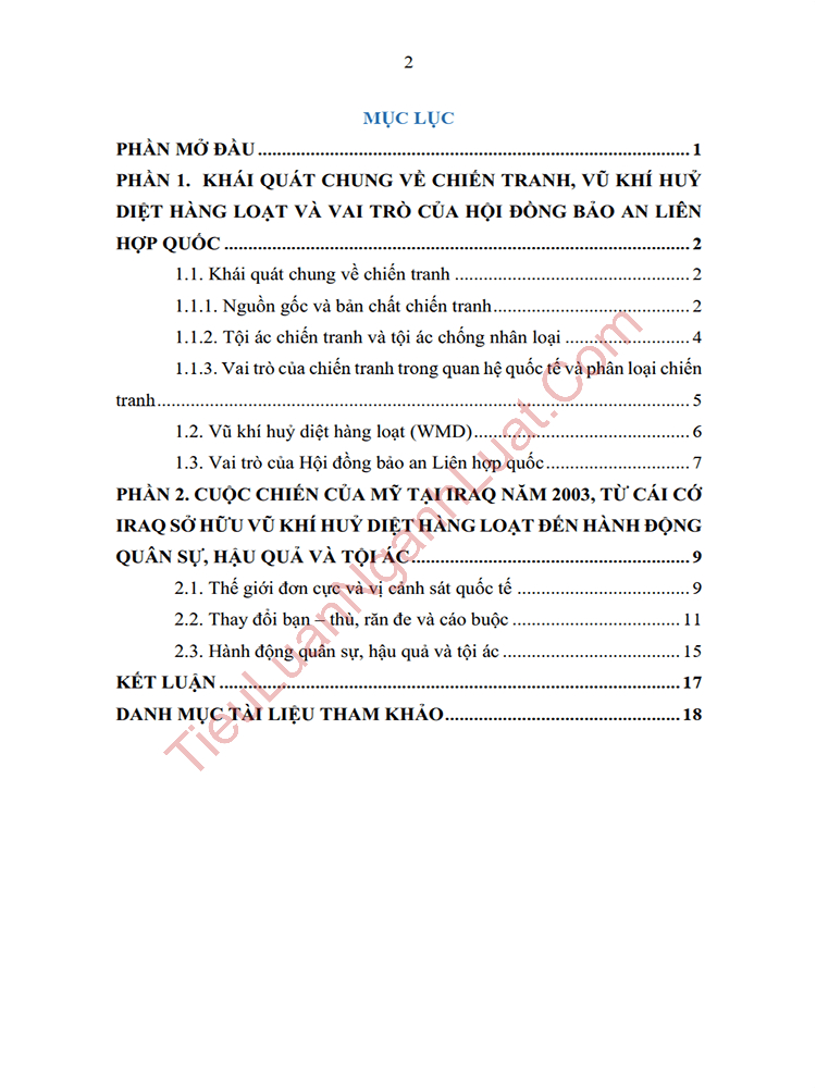 b1098 phan tich cuoc chien cua my tai iraq nam 2003 voi ly do iraq so huu vu khi huy diet hang loat anh muc luc 01
