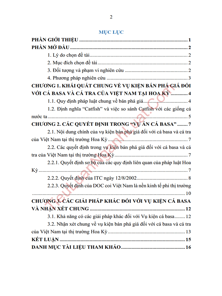 b1099 vu kien ban pha gia doi voi ca basa va ca tra cua viet nam tai hoa ky anh muc luc 01