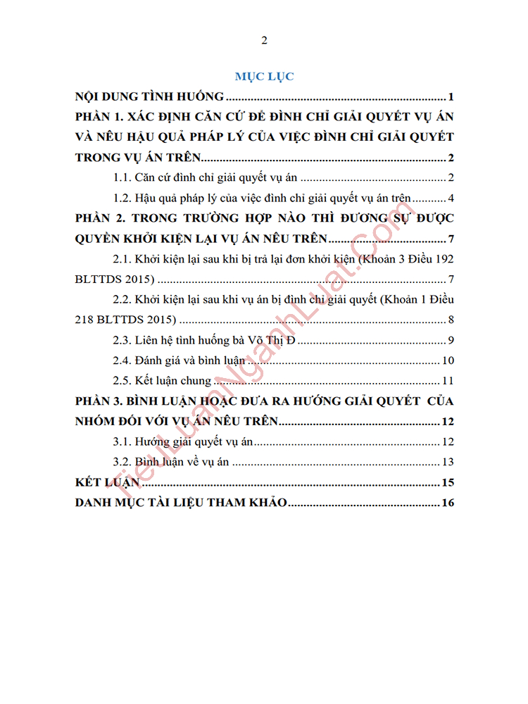 b1100 suu tam vu an dan su bi dinh chi sau do vien kiem sat khang nghi len toa an cap phuc tham anh muc luc 01