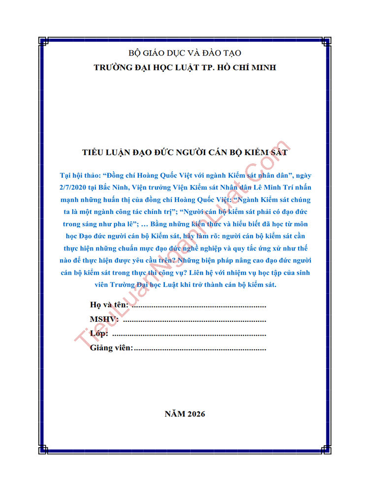 b1101 nguoi can bo kiem sat can thuc hien nhung chuan muc dao duc nghe nghiep va quy tac ung xu nhu the nao anh bia
