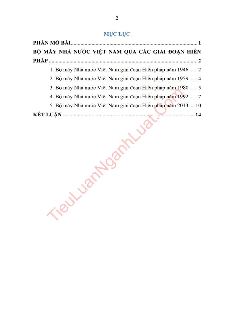 b1116 bo may nha nuoc viet nam qua cac thoi ky hien phap anh muc luc 01