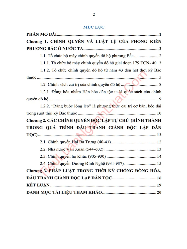 b1119 chinh quyen va luat le thoi ky chong dong hoa va dau tranh gianh doc lap dan toc anh muc luc 01