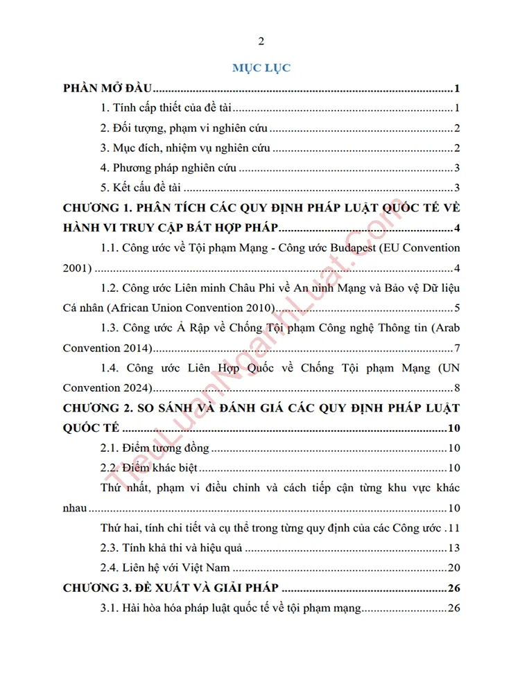b0956 tieu luan phan tich quy dinh cua phap luat quoc te ve toi pham mang anh muc luc 01